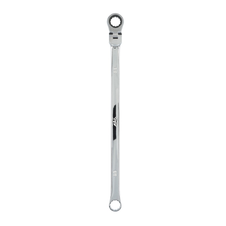5/8" XL Double Box Flex Head Ratcheting Wrench - 12 pt.