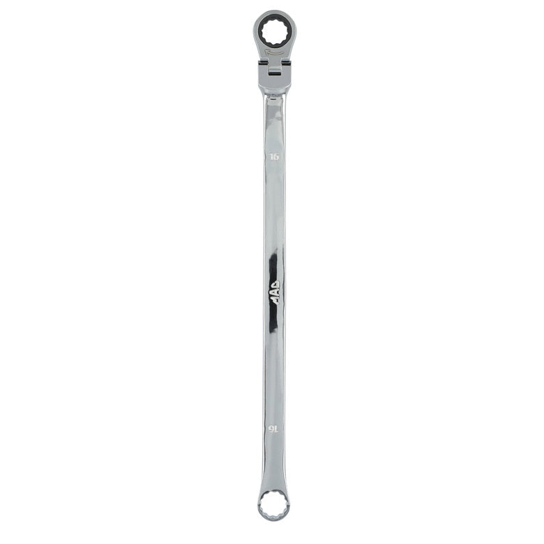 16mm XL Double Box Flex Head Ratcheting Wrench - 12 pt.