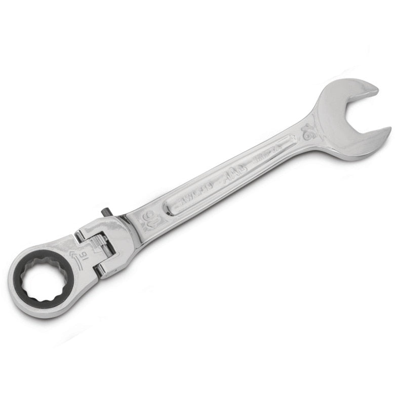 Flexible-Head Ratcheting Wrench 16mm - 12-PT.