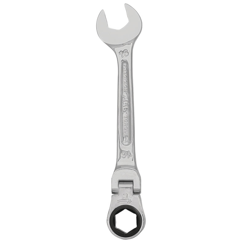 Flex-Head Ratcheting Wrench 16mm - 6-PT.