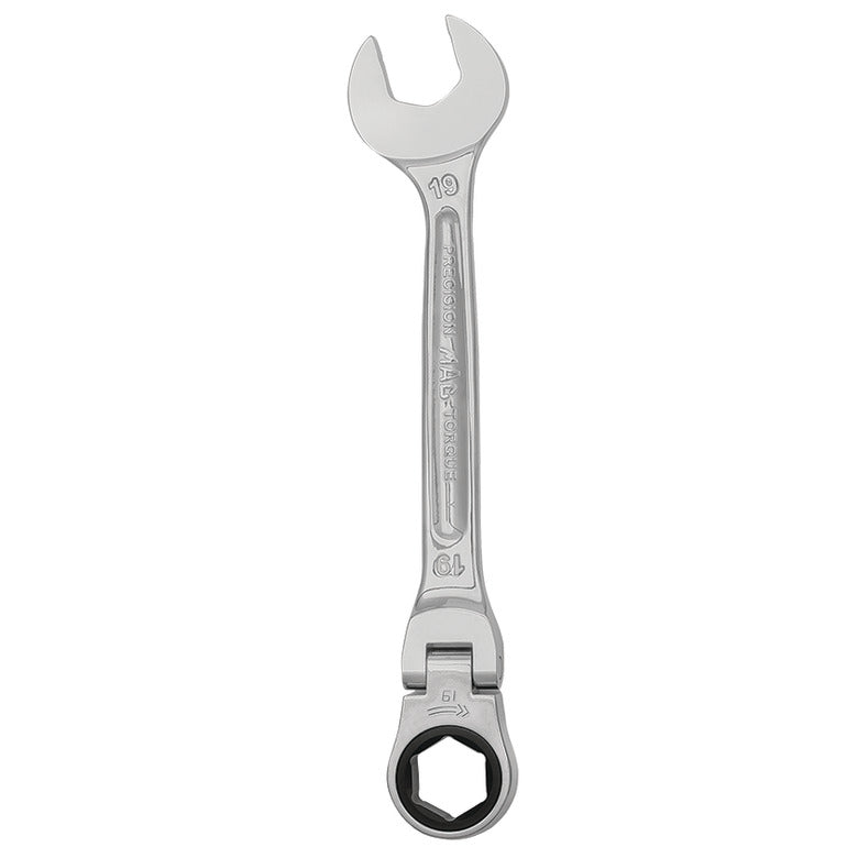 Flex-Head Ratcheting Wrench 19mm - 6-PT.