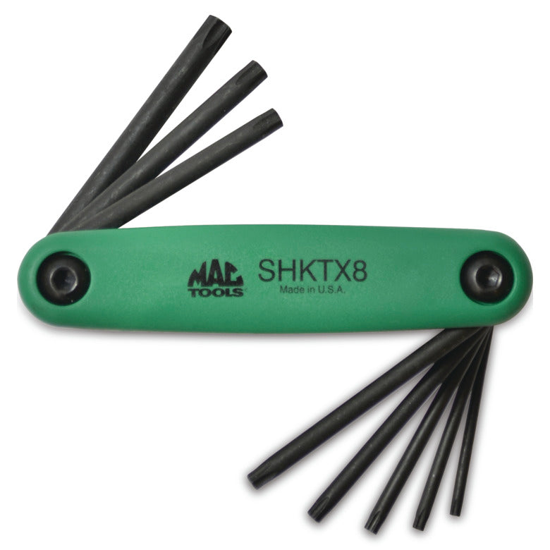 8-PC. Torx® Fold-Up Hex Key Set