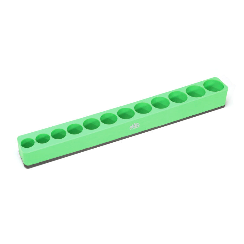 Deep Straight Line Socket Holder - Green
