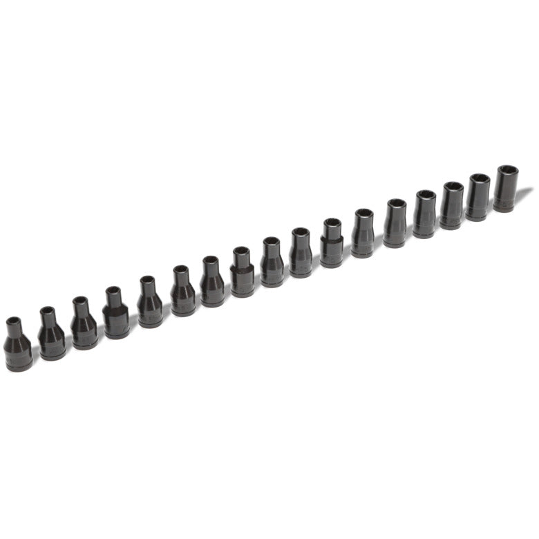 17-PC. 1/4" Drive Twist Socket Set