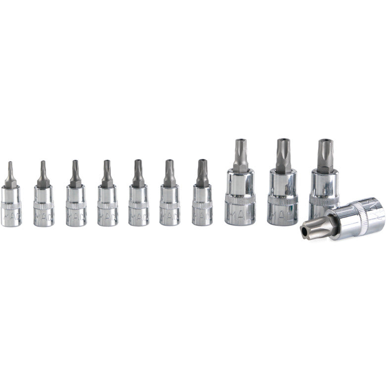 11-PC. 5-PT. Tamper-Resistant Star Driver Set