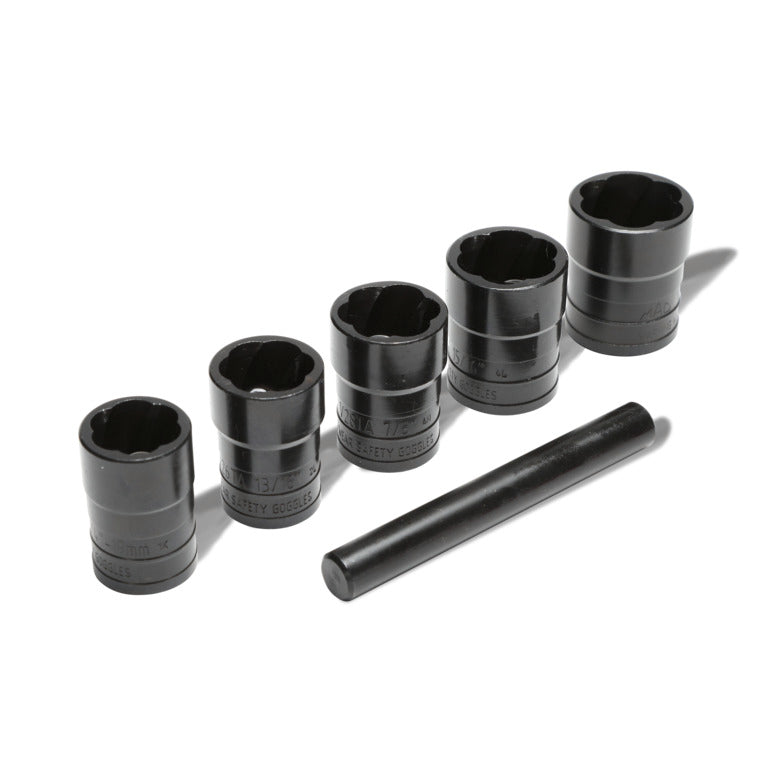 5-PC. 1/2" Drive Twist Socket Set