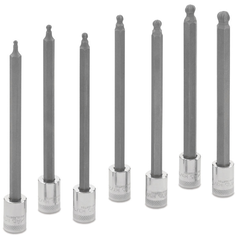 7-PC. 3/8" Drive SAE Long R.B.R.T.™ Speed Hex Bit Set