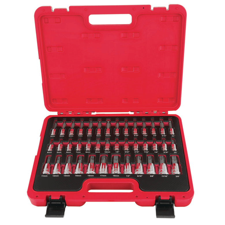 40-PC. 3/8" and 1/2" Drive Metric R.B.R.T.™ Hex Bit Set