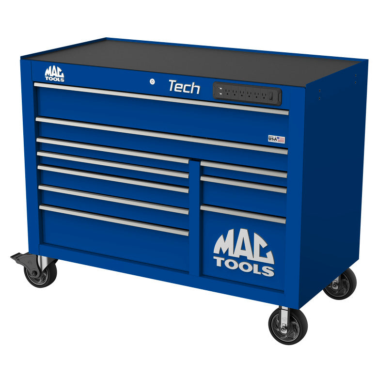 Tech™ Series 10-Drawer Workstation - Sapphire Blue