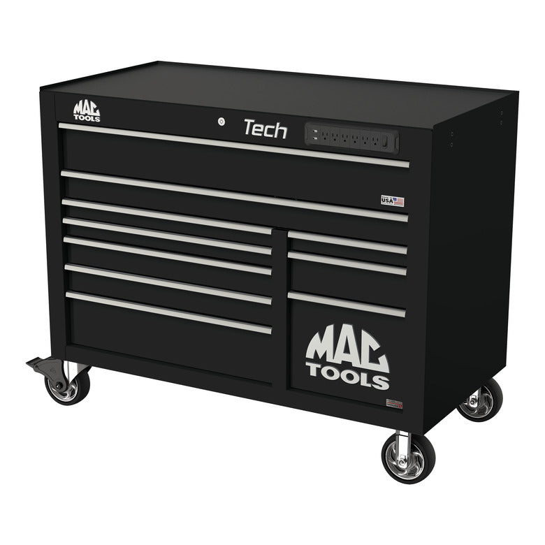Tech™ Series 10-Drawer Workstation with PowerTech™ Drawer - Galaxy Black