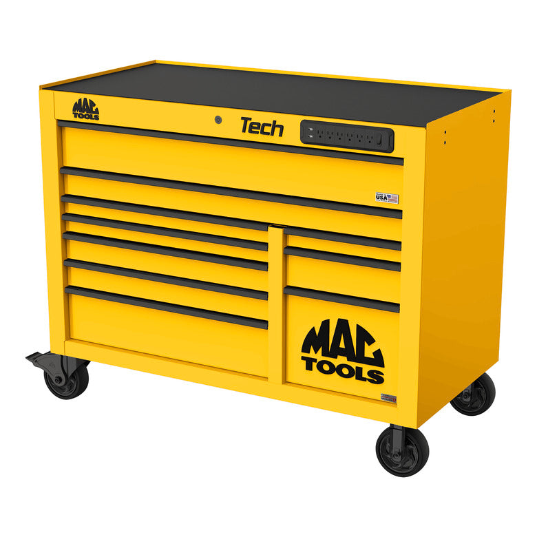 Tech™ Series 10-Drawer Workstation with PowerTech™ Drawer - Sunburst Yellow