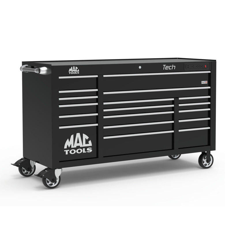 Tech™ Series 18-Drawer Workstation - Galaxy Black