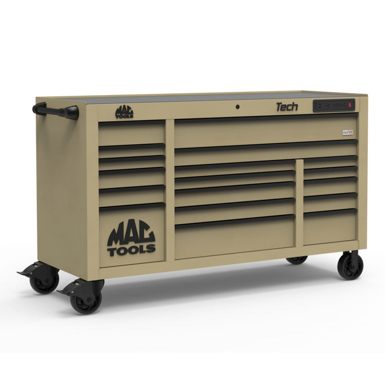 Tech™ Series 18-Drawer Workstation - Desert Tan