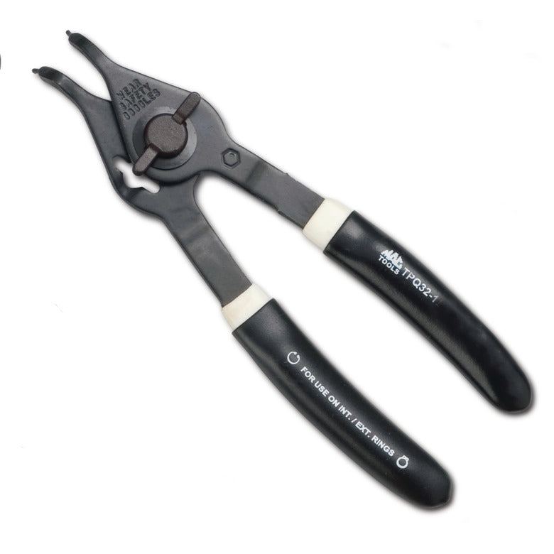45° Quarter-Turn Retaining Ring Pliers 6"