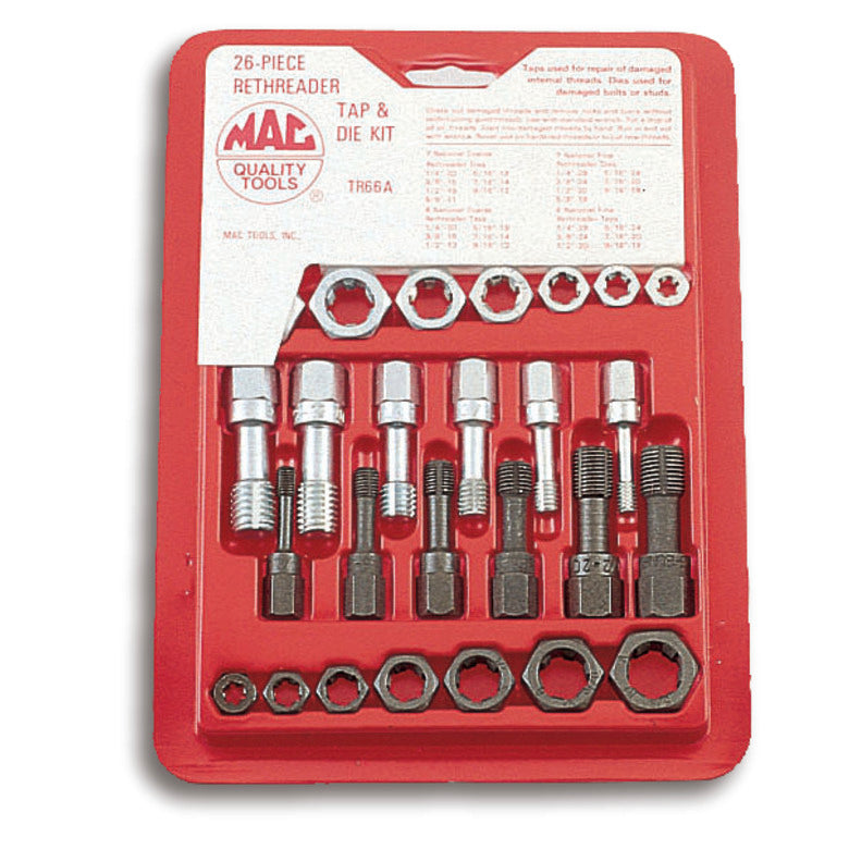 26-PC. Master Rethreader Tap and Die Kit