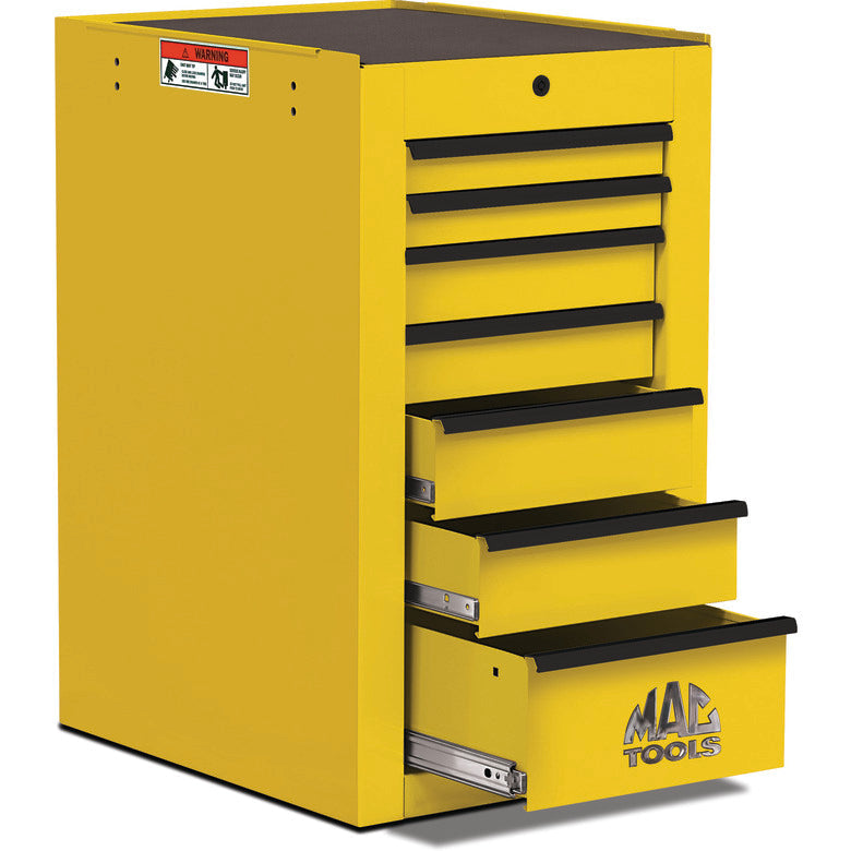 Tech™ Series 7-Drawer Side Cabinet - Sunburst Yellow