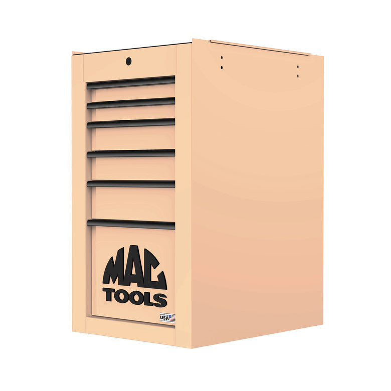 Tech™ Series 6-Drawer Side Cabinet with PowerTech™ Drawer - Desert Tan