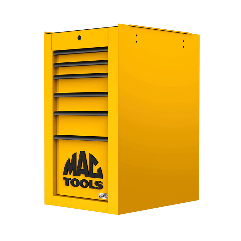 Tech™ Series 6-Drawer Side Cabinet with PowerTech™ Drawer - Sunburst Yellow