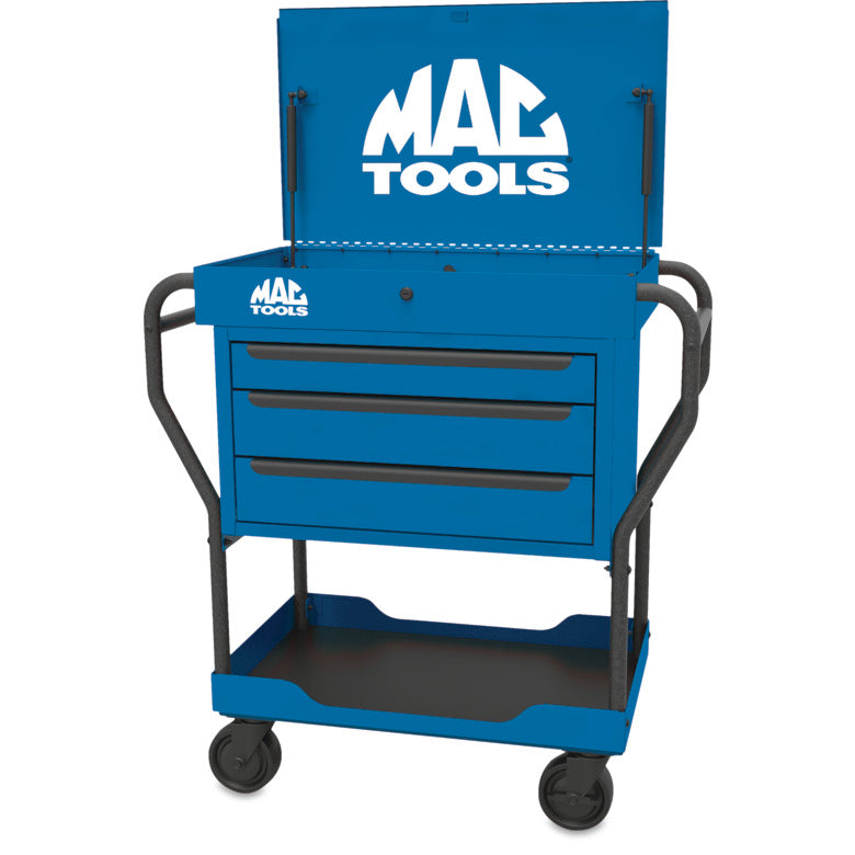 3-Drawer Utility Cart - Sapphire Blue