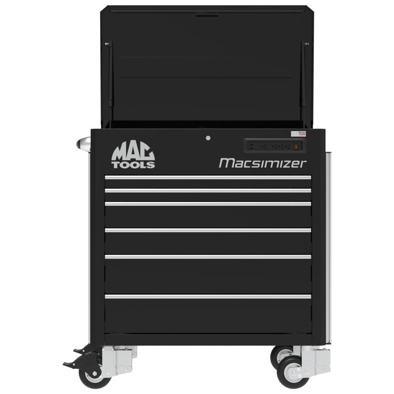 6-Drawer Macsimizer® High-Mileage Utility Cart - Galaxy Black