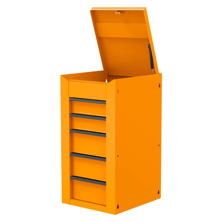 5-Drawer Side Box for UC3720 (MB199) Carts - Fireball Orange