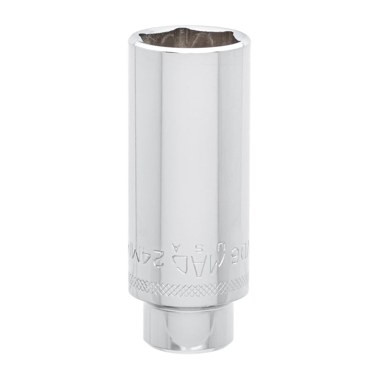 1/2" Drive Deep Socket 24mm - 6-PT.