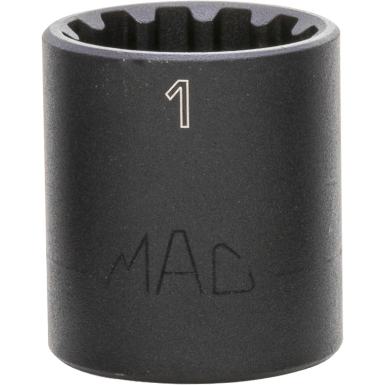 1/2" Drive Spherical Impact Socket - 1"