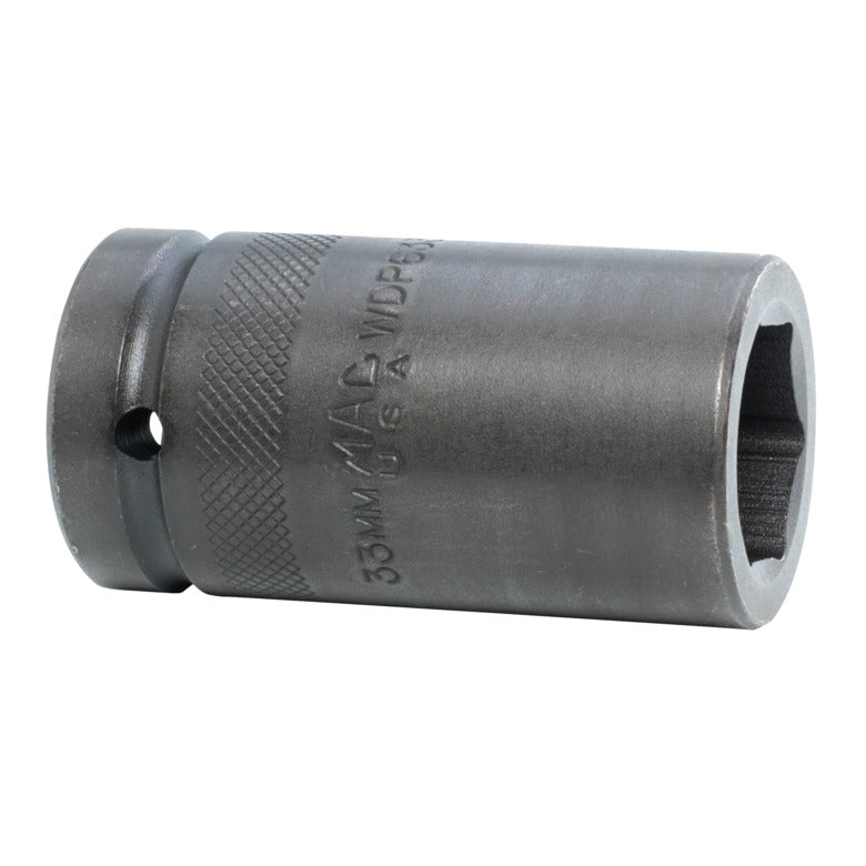 1" Drive 33mm Budd Wheel Socket - 6-PT.