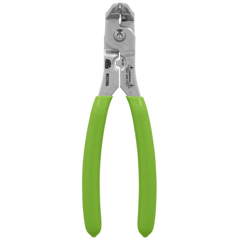 Angled Wire Stripper/Cutter/Crimper - Green