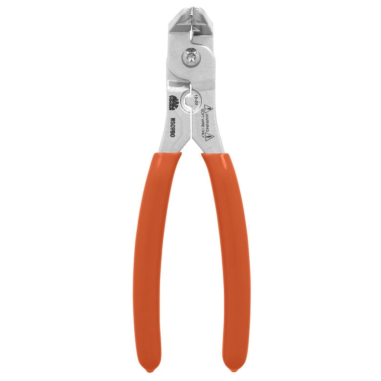 Angled Wire Stripper/Cutter/Crimper - Orange