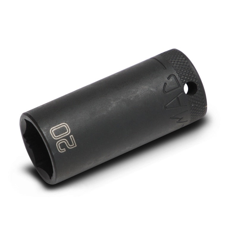 3/8" Drive Deep Impact Socket 20mm - 6-PT.