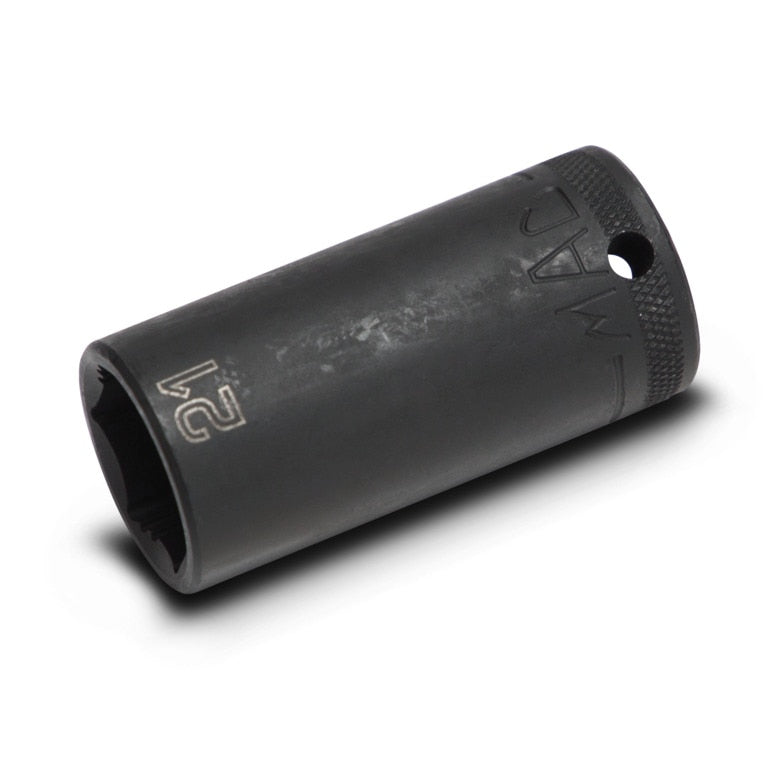 3/8" Drive Deep Impact Socket 21mm - 6-PT.
