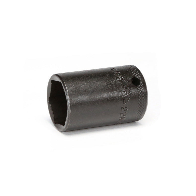 3/8" Drive Metric Intermediate Impact Socket 22mm - 6-PT.