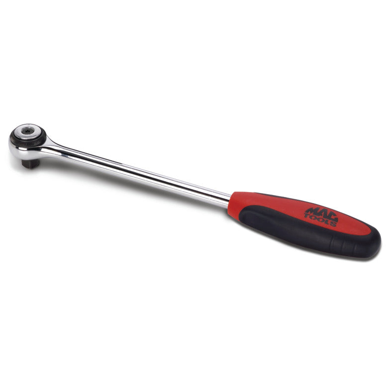 3/8" Drive Bi-Material Round-Head Ratchet - 10"