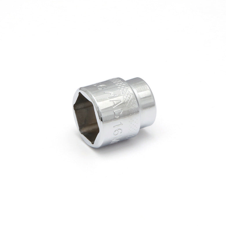 3/8" Drive Super-Short Socket 16mm - 6-PT.