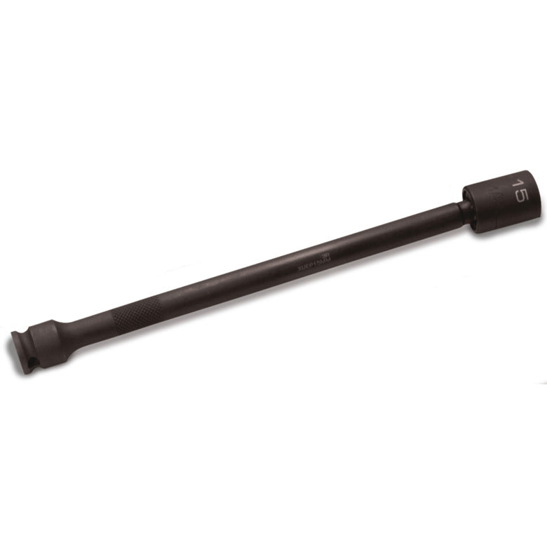 3/8" Drive Universal Extension Driveline Impact Socket 15mm - 12-PT.