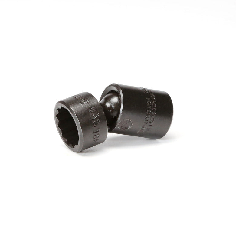3/8" Drive Impact Universal Socket 18mm - 12-PT.