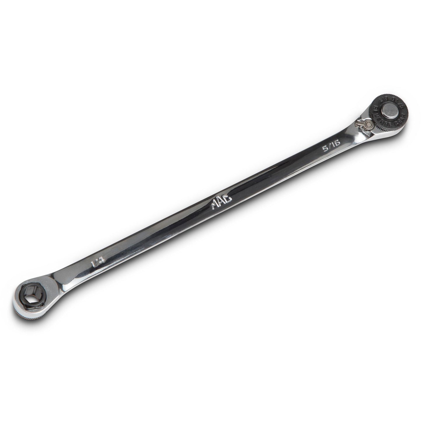 5/16" Hex Drive x 1/4" Hex Drive Dual-Sided Bit Ratchet