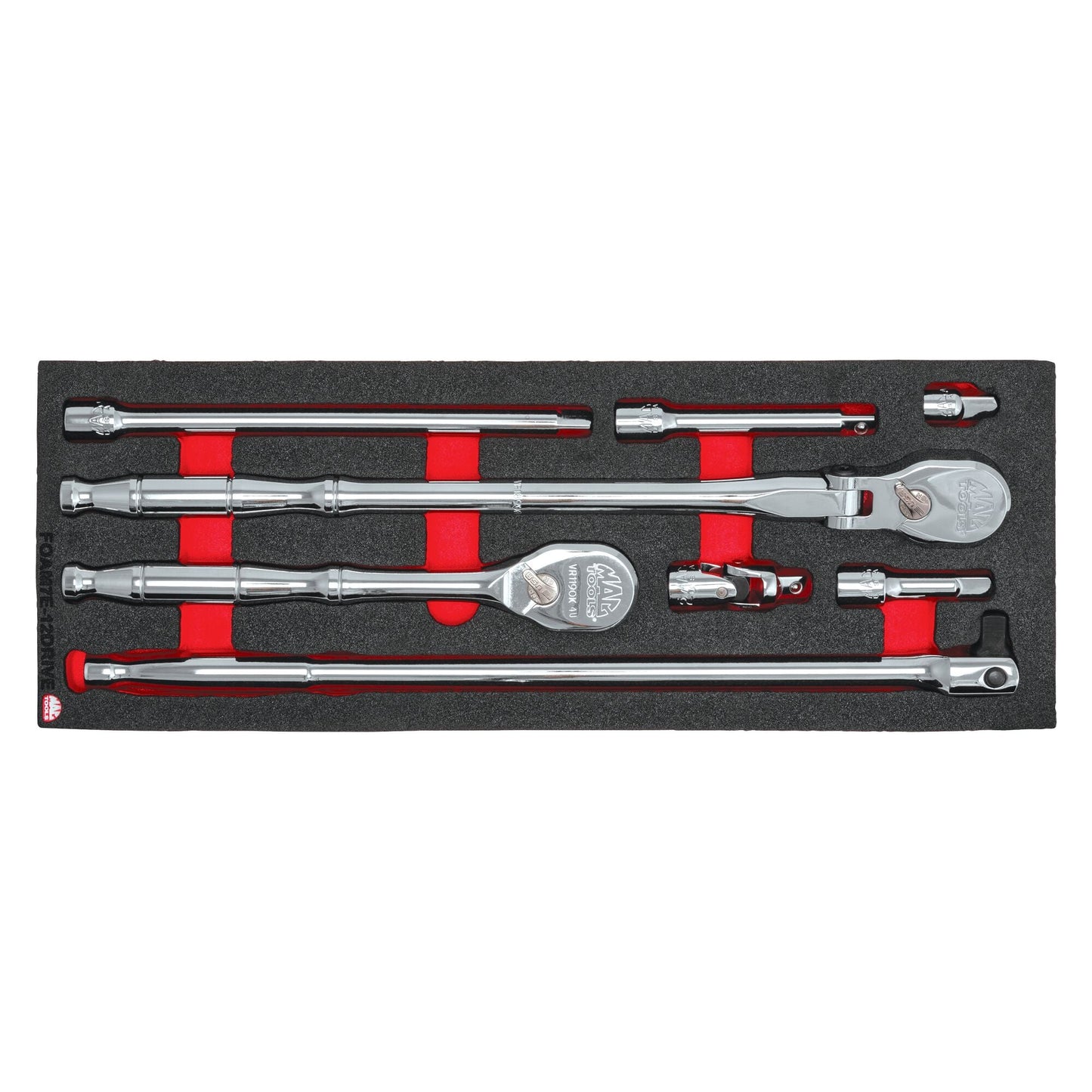8-PC. 1/2" Drive Tool Foam Set