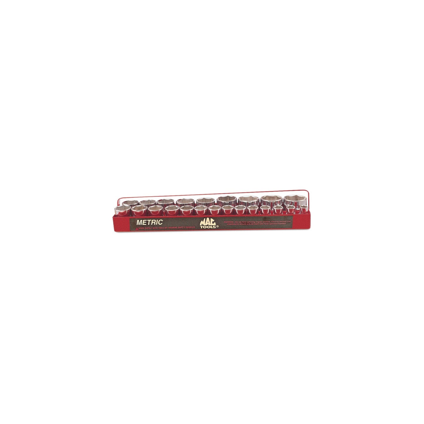 23-PC. 1/2" Drive Metric Socket Set - 6-PT.