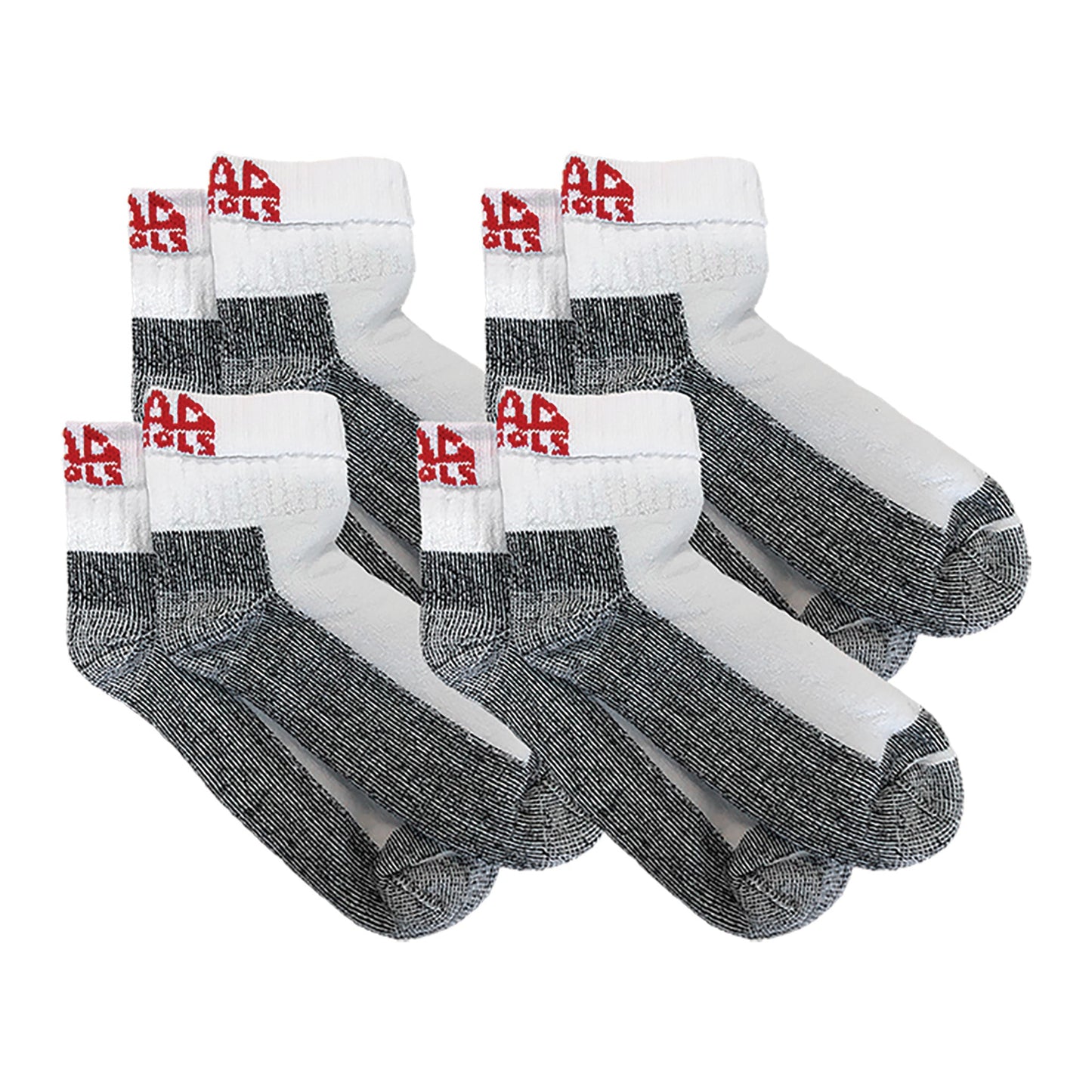 Mac Tools 4PK White Ankle Socks