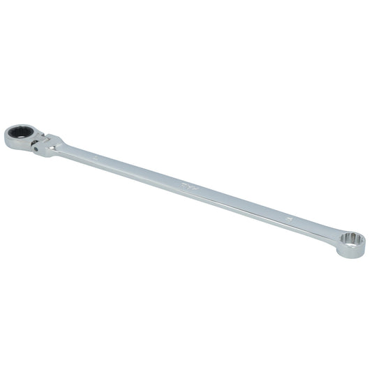 17mm XL Double Box Flex Head Ratcheting Wrench - 12 pt.
