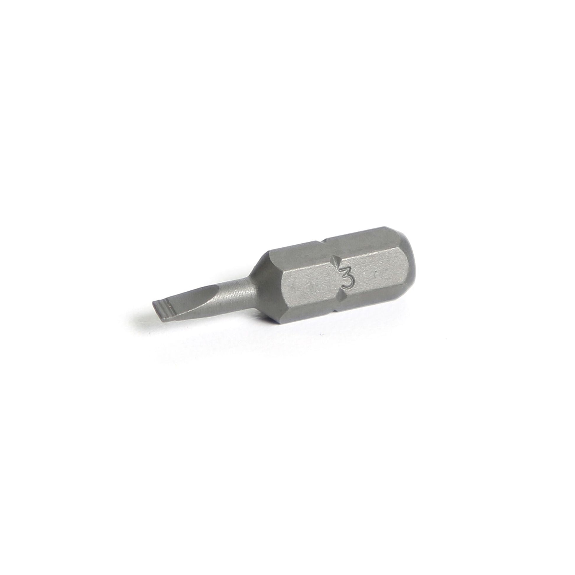 1/4" Hex Drive Slotted Bit 1" - 3mm