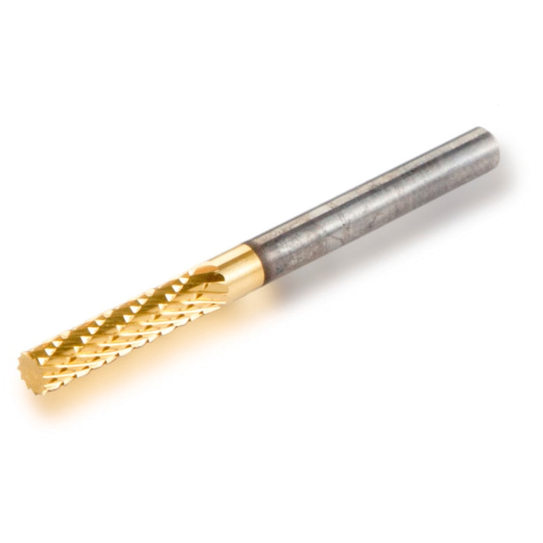 Cylinderical Mini Titanium Nitride Coating Carbide Burr