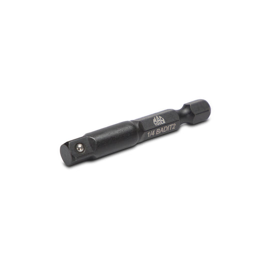 1/4" Male Hex x 1/4" Male Square Power Bit Adapter