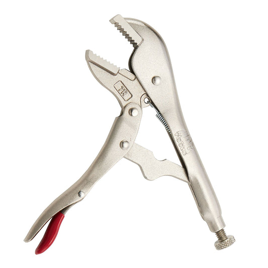 7" Straight Jaw Trigger Release Locking Pliers - Red