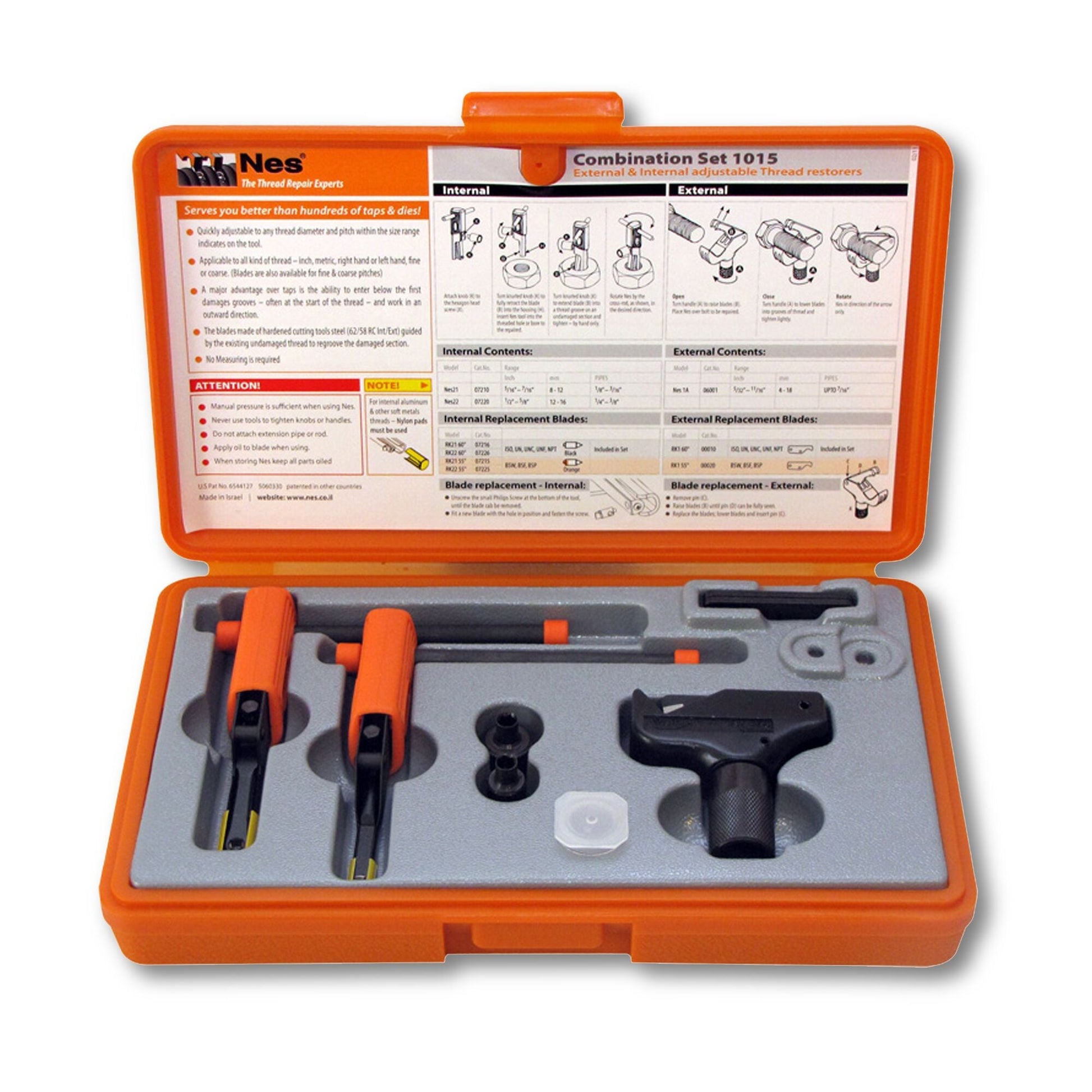 3-PC. Combination Thread Repair Kit