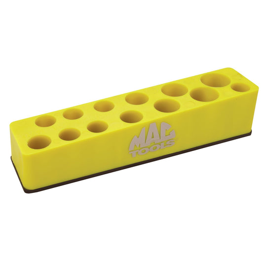 Holder - 3/8" Deep - Magnetic Socket Holder - Yellow