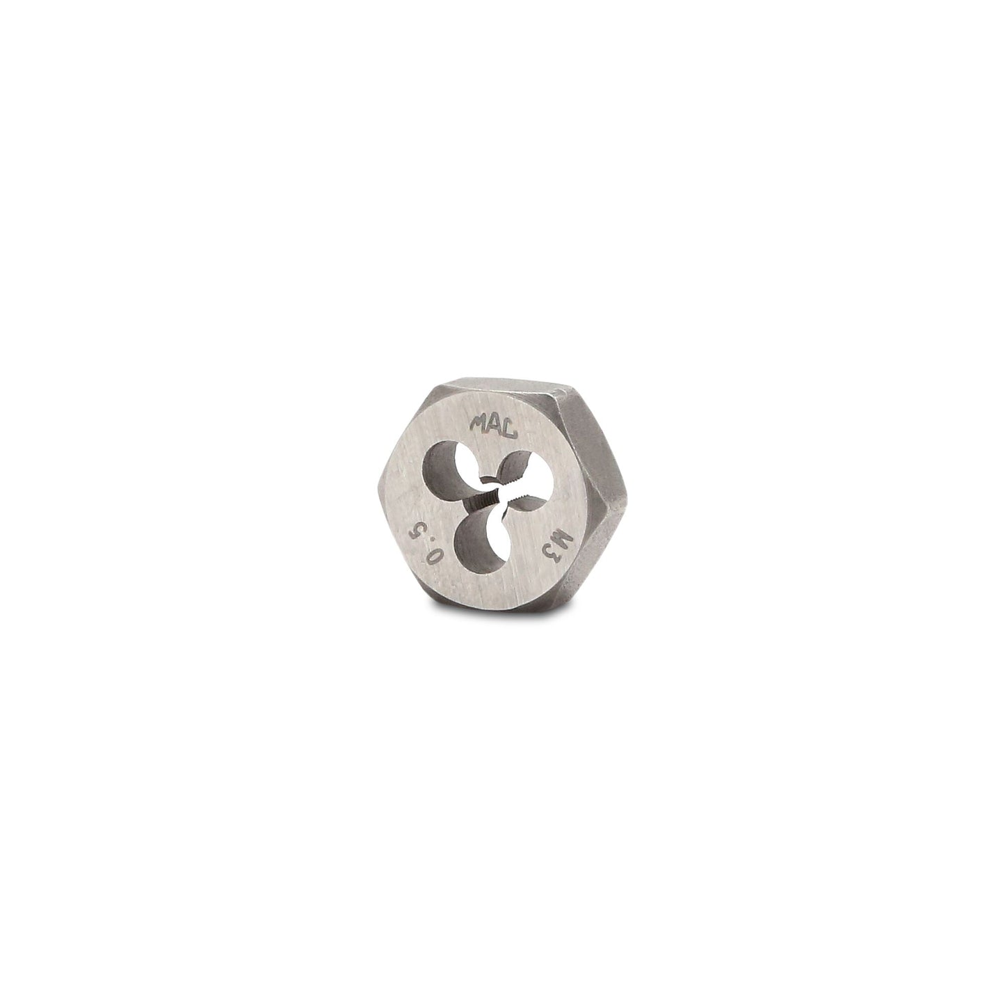 Metric Hexagonal Die M3-0.50 - 5/8" Shank