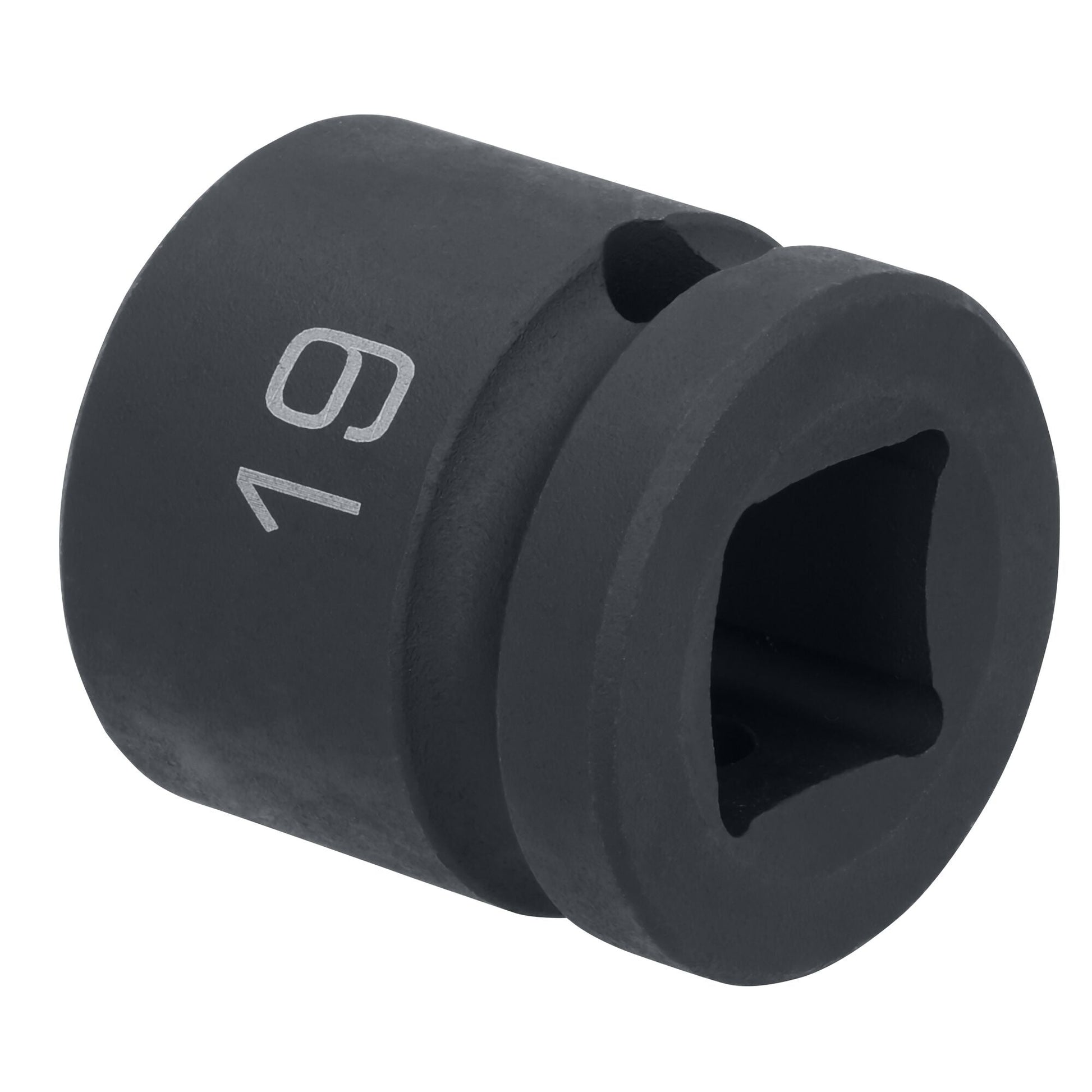 1/2" Drive 6 pt. Stubby Impact Socket - 19mm